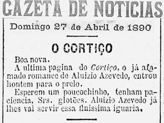 revistaecosdapaz.com - "O Cortiço", a obra emblemática de Aluísio Azevedo completa 130 anos